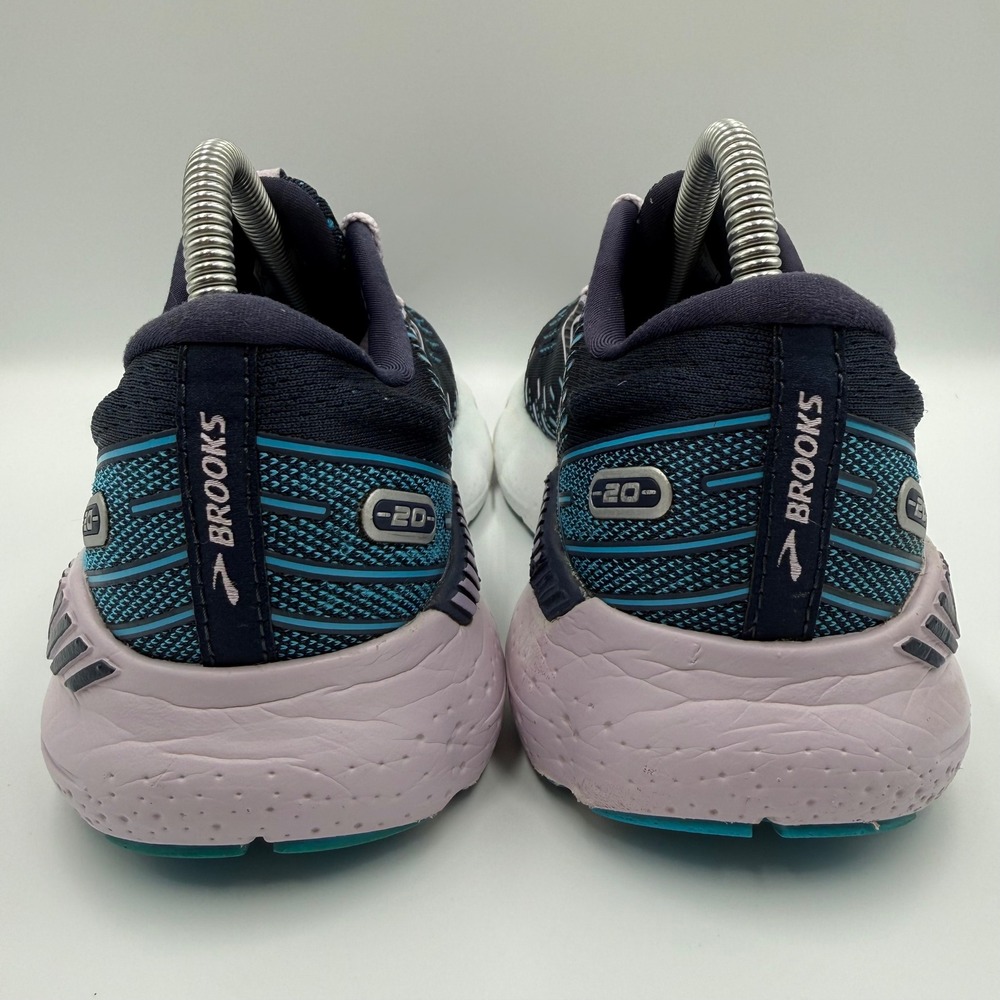 Brooks Glycerin GTS 20 Blue Pink Running Shoes Women's Size 8.5 1203701B499 - Picture 5 of 9